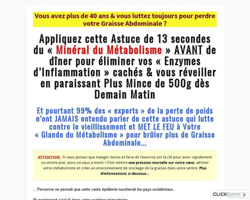 Mince Au Réveil